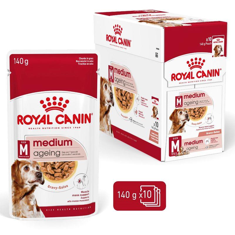 Zooplus Royal Canin Medium Ageing umido in salsa per cane Negozi Online
