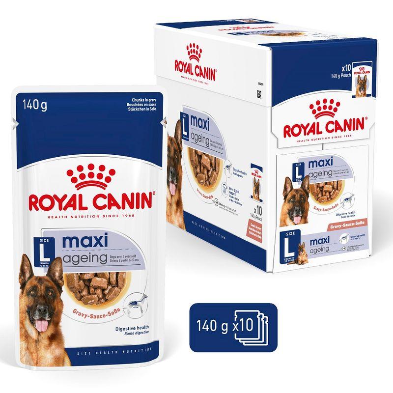 Zooplus Royal Canin Maxi Ageing umido in salsa per cane Acquista Ora