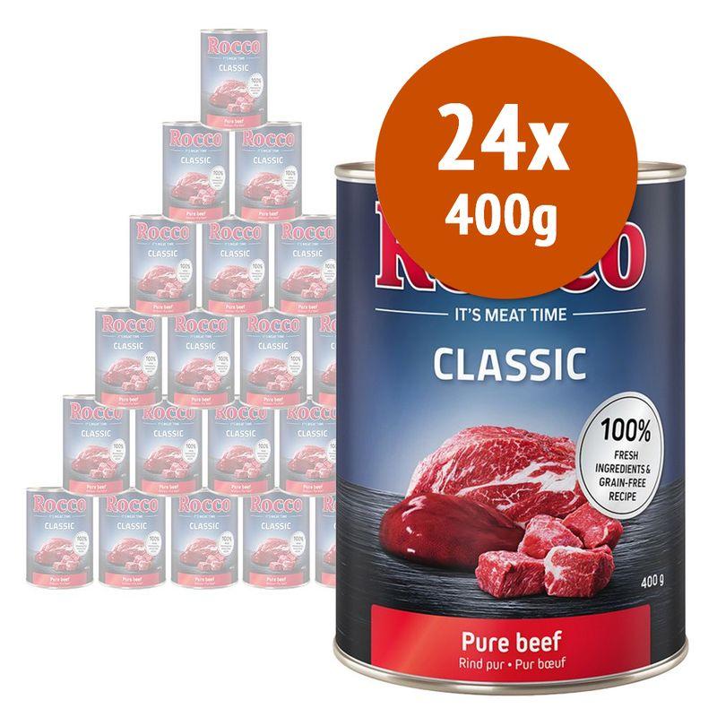 Zooplus Rocco Classic 24 x 400 g Alimento umido per cani Convenienza