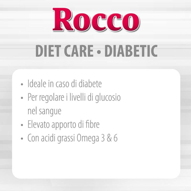 Zooplus Rocco Diet Care Diabetic Pollo & Manzo con Riso 800 g umido cane Saldi Di Fabbrica