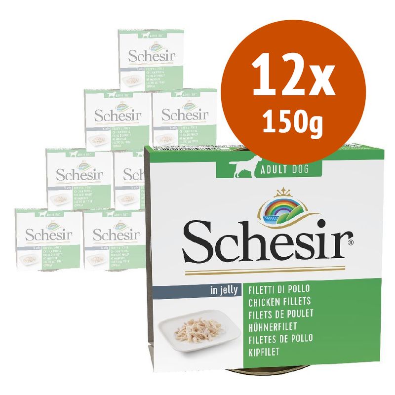 Zooplus Schesir 12 x 150 g Alimento umido per cani