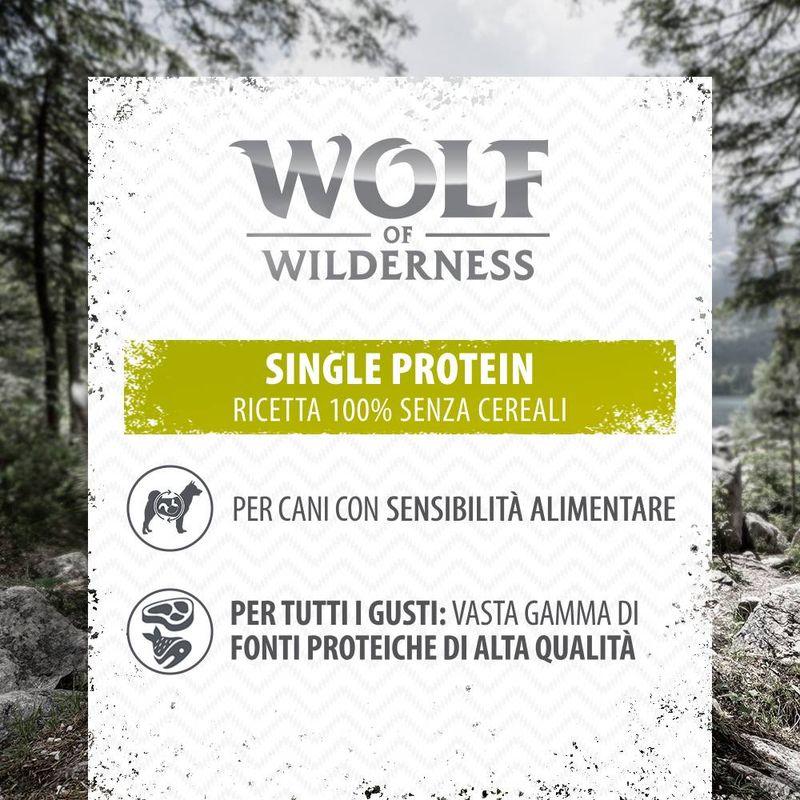 Zooplus Wolf of Wilderness Adult 6 x 300 g umido per cane Shopping online
