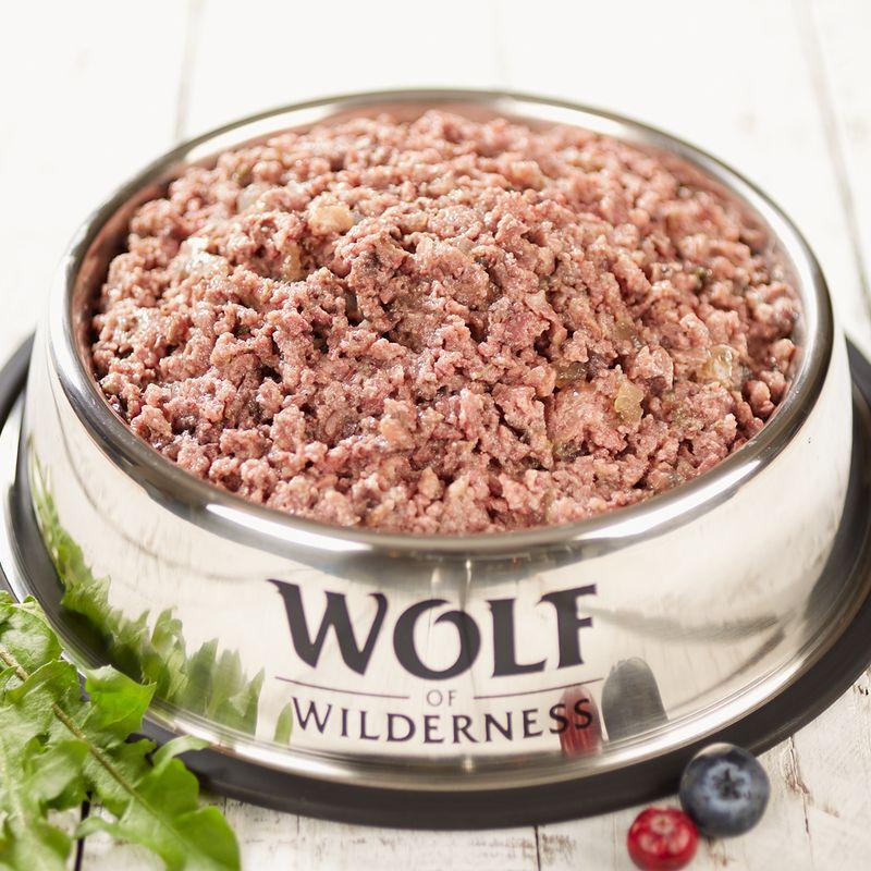 Zooplus Wolf of Wilderness MINI Adult 6 x 150 g Alimento umido per cani Vendite stagionali