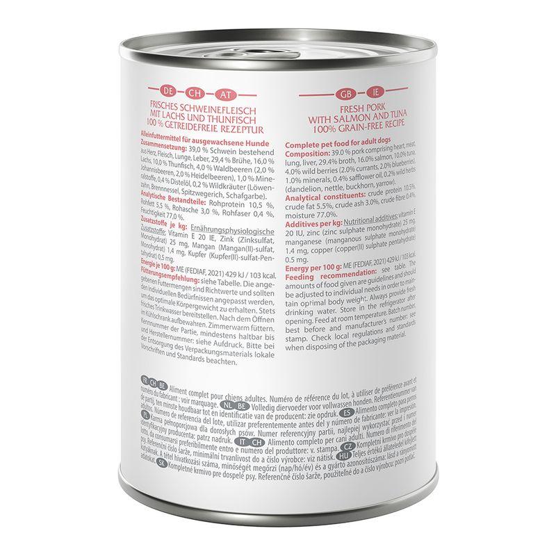 Zooplus Wolf of Wilderness Adult "Red Meat" 6 x 400 g umido per cane Offerta natalizia