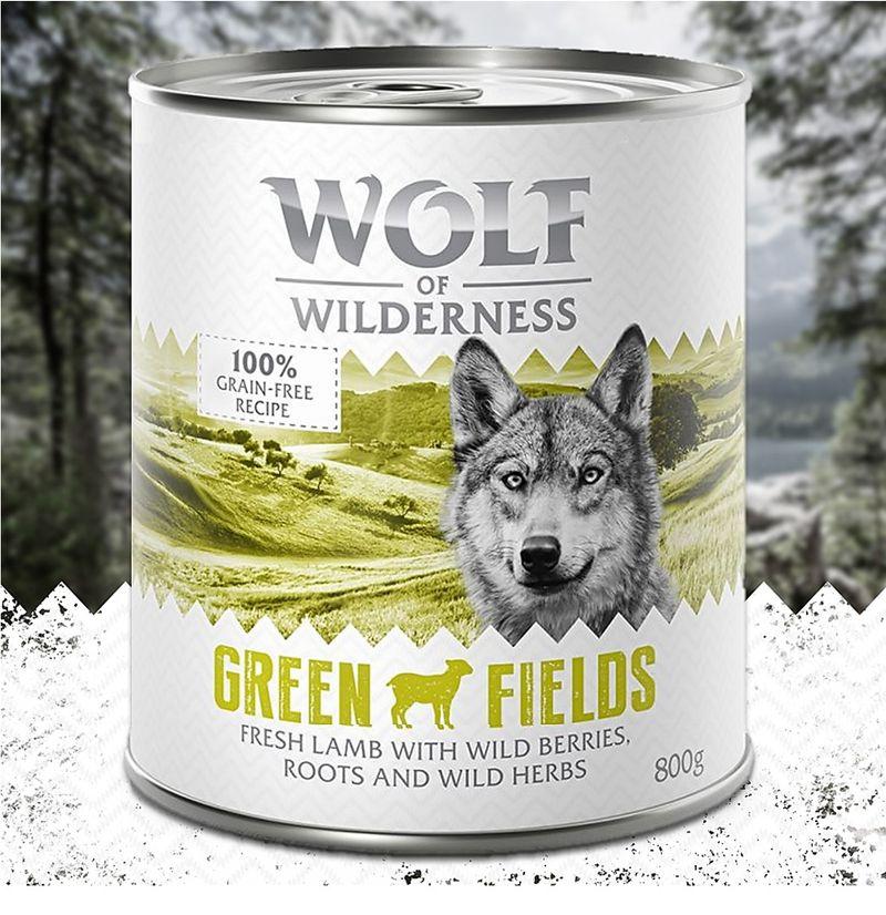Zooplus Wolf of Wilderness Adult 12 x 800 g umido Single Protein per cane Offerta Giorno del Papà