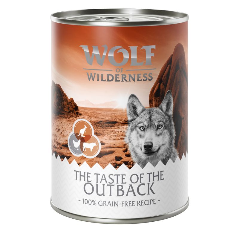 Zooplus Wolf of Wilderness "The Taste Of" 6 x 400 g umido per cane Offerta San Valentino