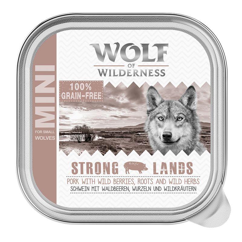Zooplus Wolf of Wilderness MINI Adult 24 x 150 g Alimento umido per cani Smaltimento dello stoccaggio