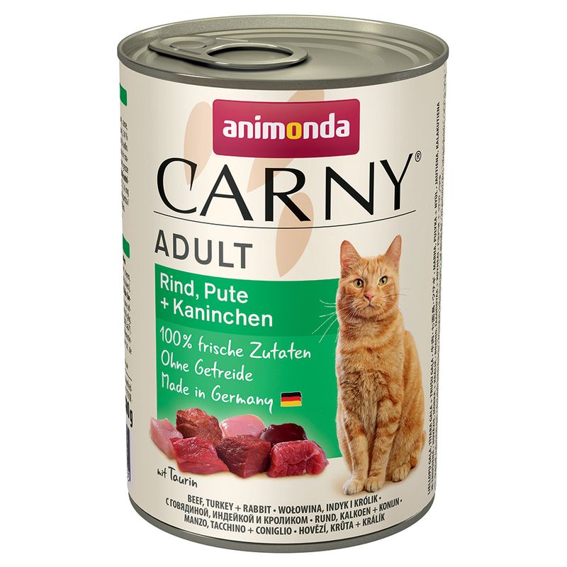 Zooplus animonda Carny Adult 6 x 400 g Umido per gatto Lightning offer