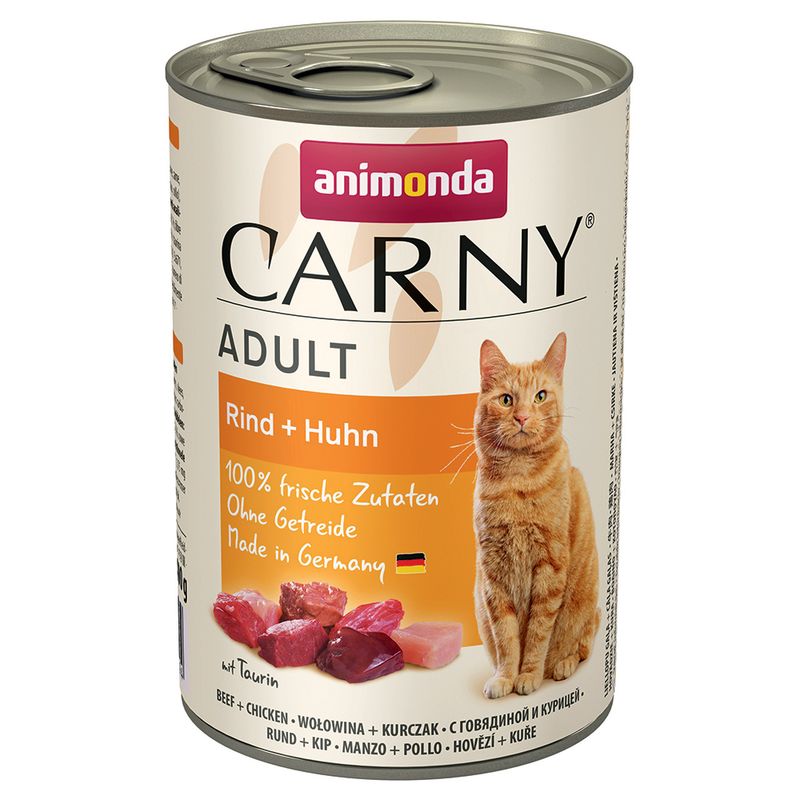 Zooplus animonda Carny Adult 6 x 400 g Umido per gatto Lightning offer