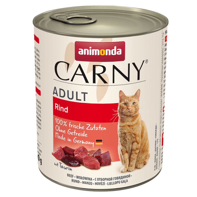 Zooplus animonda Carny Adult 6 x 800 g Umido per gatto Grandi sconti