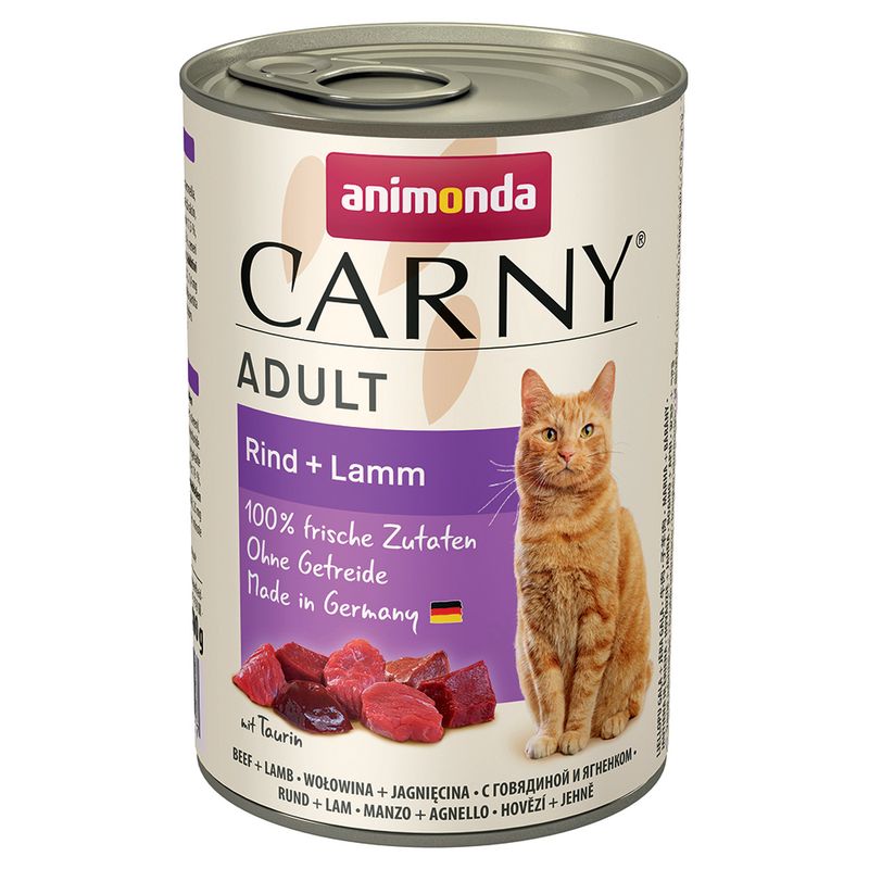 Zooplus animonda Carny Adult 24 x 400 g Umido per gatto Bestseller