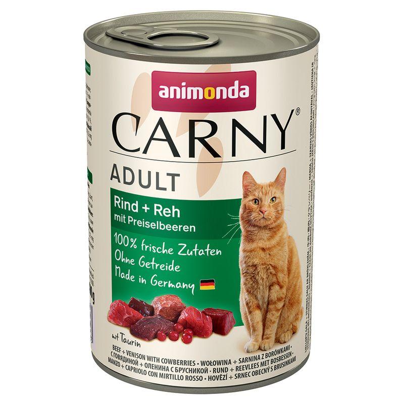 Zooplus animonda Carny Adult 24 x 400 g Umido per gatto Bestseller