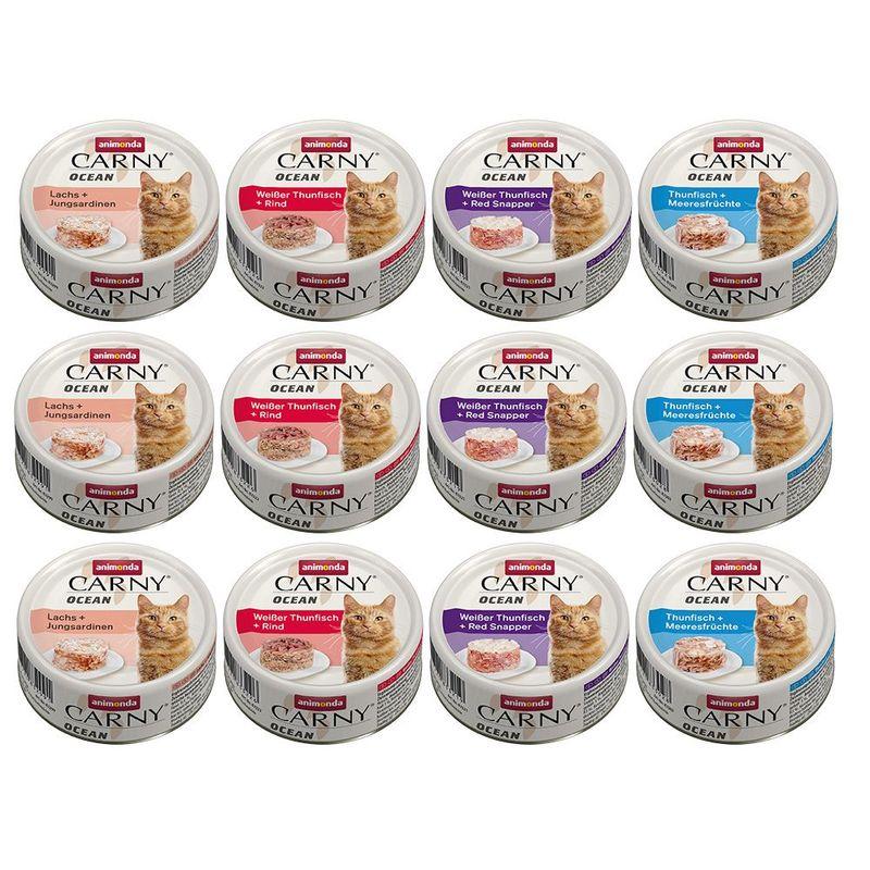 Zooplus animonda Carny Ocean 12 x 80 g Pacco misto Umido per gatto Liquidazione