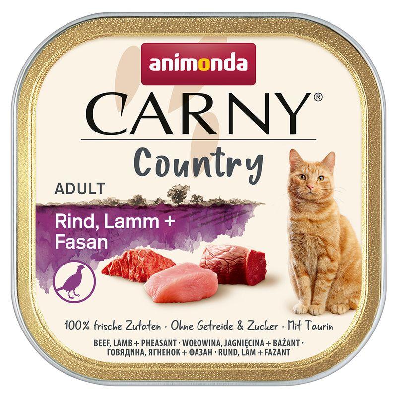 Zooplus animonda Carny Country Adult 6 x 100 g Pacco misto umido per gatti Comprane uno, ottenene uno gratis