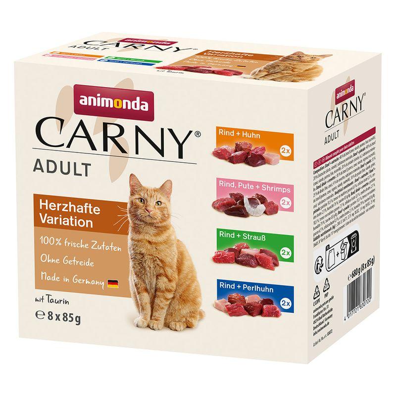Zooplus animonda Carny Buste 8 x 85 g Pacco misto umido per gatti Offerte giornaliere