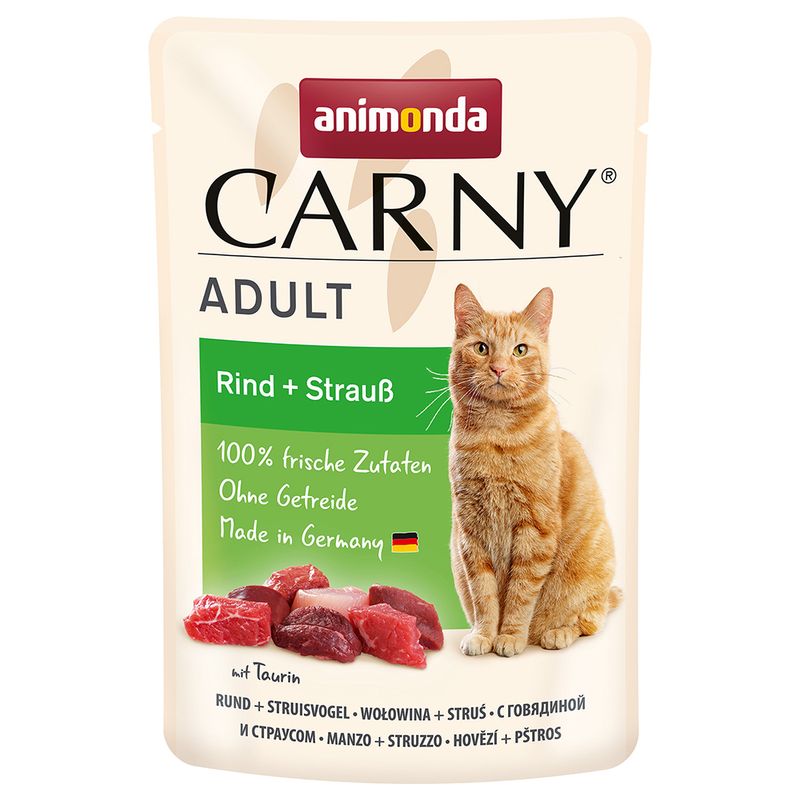 Zooplus animonda Carny Buste 8 x 85 g Pacco misto umido per gatti Offerte giornaliere