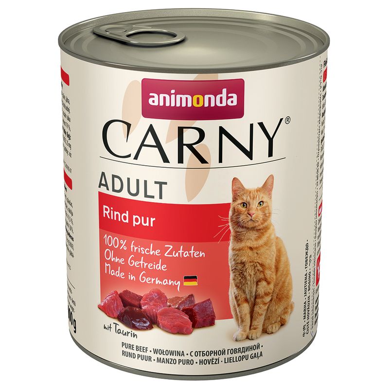 Zooplus Set prova animonda Carny Adult 6 x 800 g Enormi risparmi