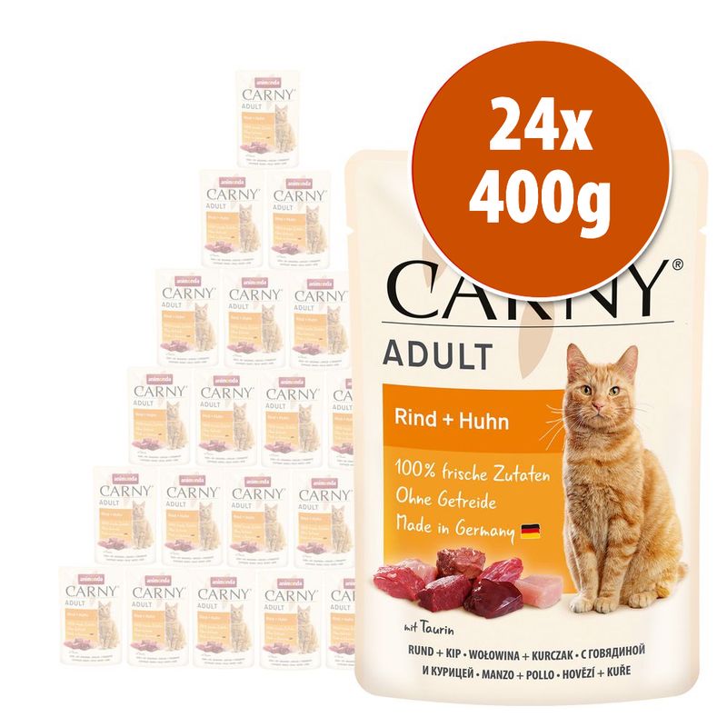 Zooplus animonda Carny Adult Buste 24 x 85 g Umido per gatto Ultimi tre giorni