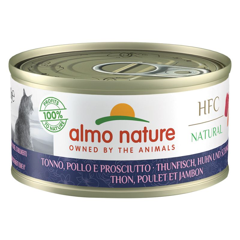 Zooplus Almo Nature HFC Natural 6 x 70 g Alimento umido per gatto Promozione temporanea