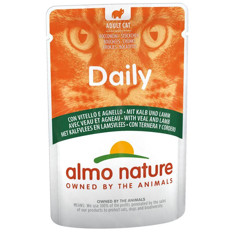 Zooplus Almo Nature Daily 6 x 70 g umido per gatto Fino al 60% di sconto