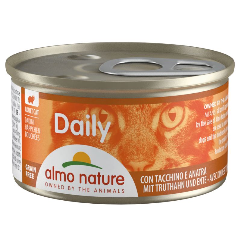 Zooplus Almo Nature Daily 6 x 85 g Alimento umido per gatti