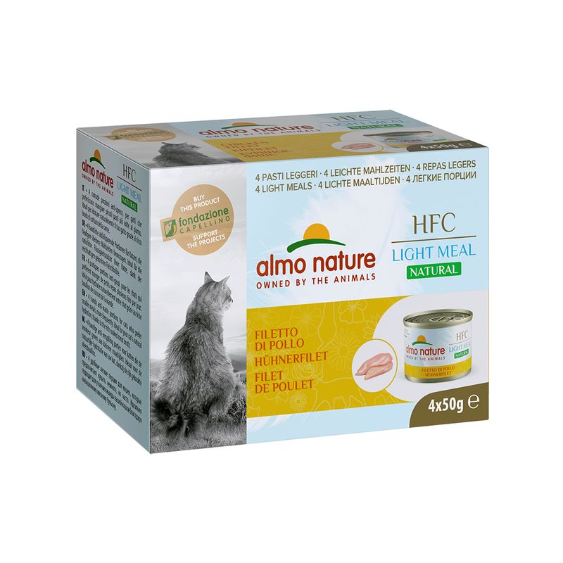 Zooplus Almo Nature HFC Natural Light 4 x 50 g Alimento umido per gatti Only for today