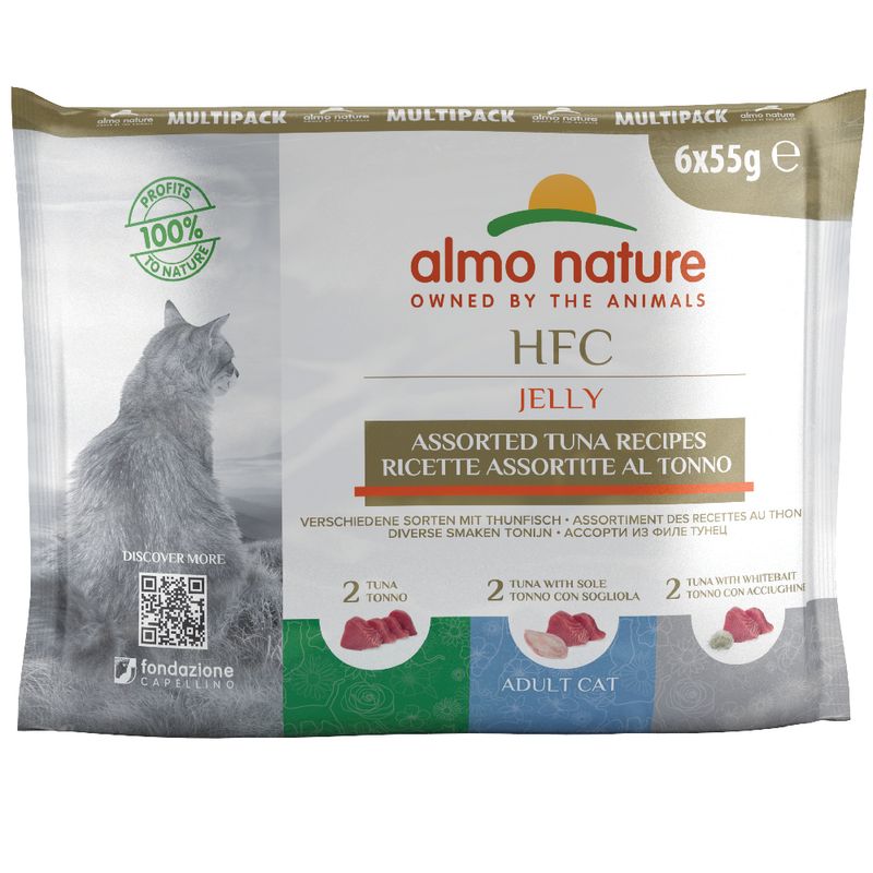 Zooplus Almo Nature HFC Jelly in buste 6 x 55 g umido per gatto Offerta speciale della fabbrica