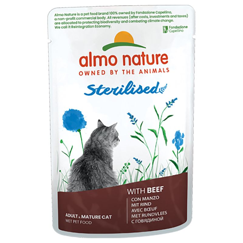 Zooplus Almo Nature Holistic Sterilised Alimento umido per gatto Fino al 55% di sconto