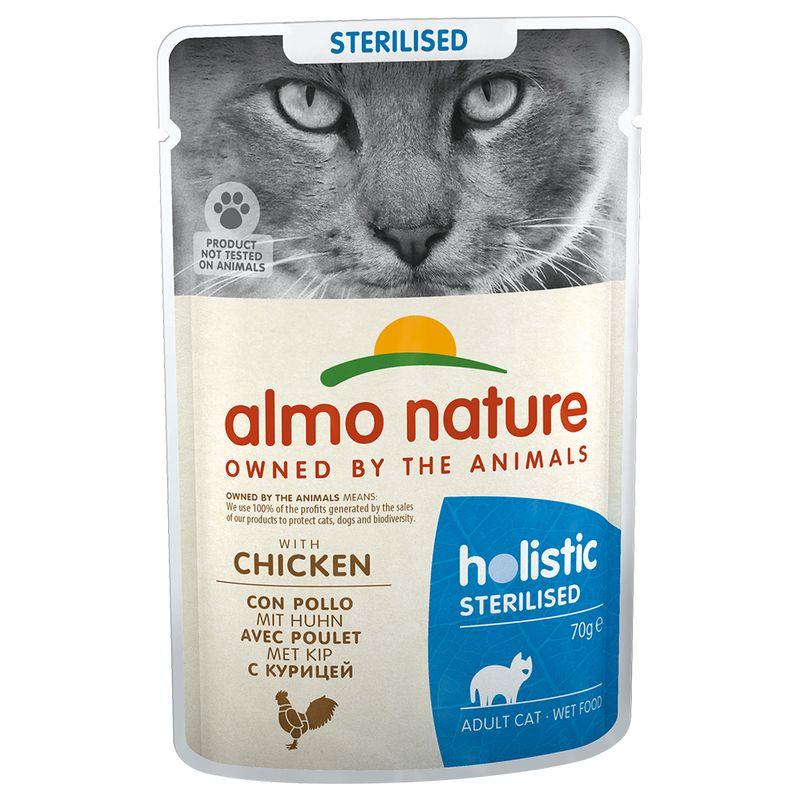 Zooplus Almo Nature Holistic Sterilised Alimento umido per gatto Fino al 55% di sconto