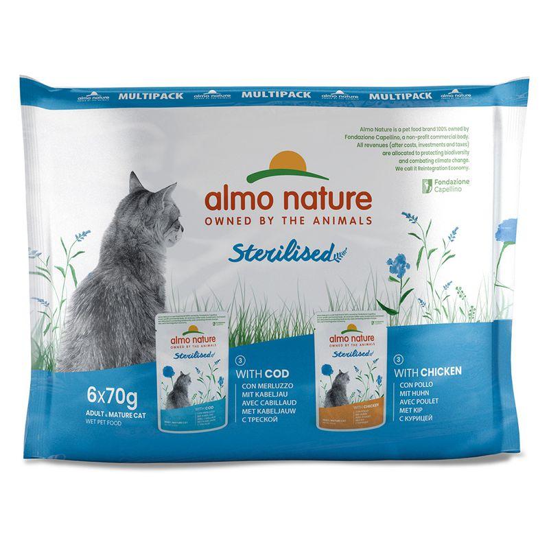Zooplus Almo Nature Holistic Sterilised Alimento umido per gatto Fino al 55% di sconto
