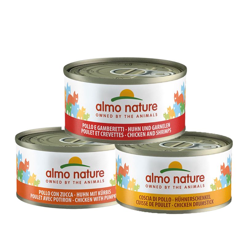 Zooplus Almo Nature 12 x 70 g Alimento umido per gatti Solo un giorno rimasto
