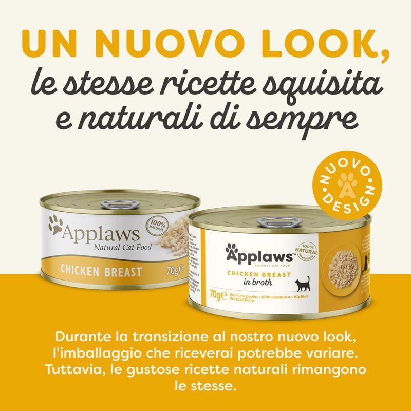 Zooplus Applaws in Brodo 6 x 70 g Alimento umido per gatto 2025