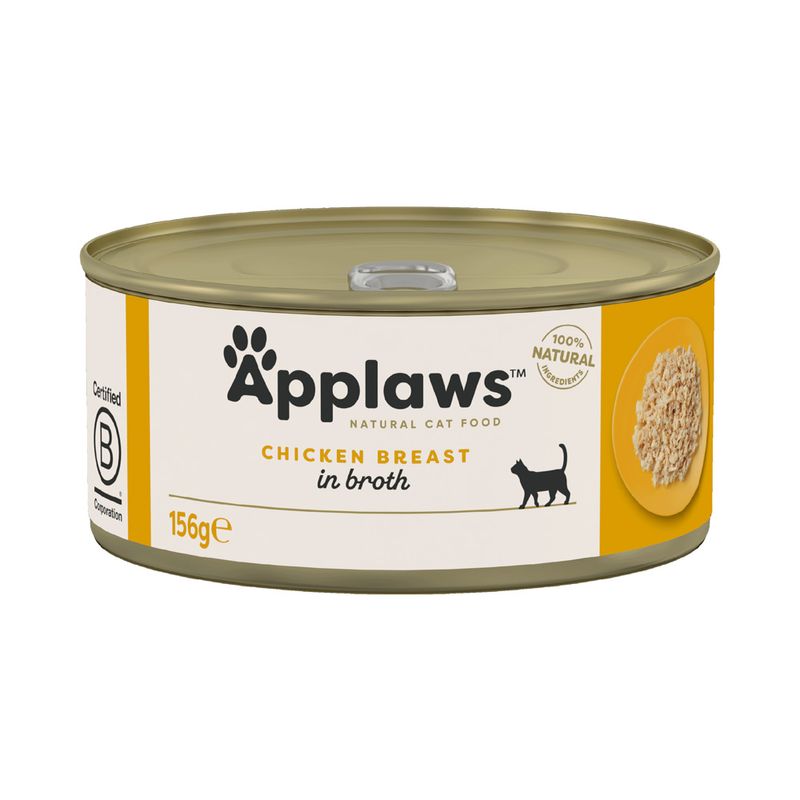 Zooplus Applaws in Brodo 6 x 156 g Alimento umido per gatti Italy