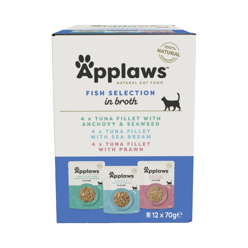 Zooplus Applaws Buste in Brodo Pacco misto 12 x 70 g Promozione