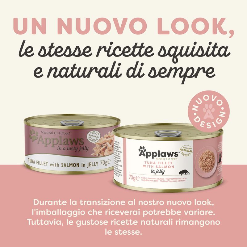 Zooplus Applaws in Jelly 6 x 70 g Alimento umido per gatto Spedizione Gratuita
