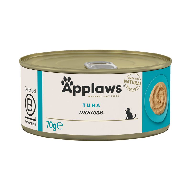 Zooplus Applaws Mousse 6 x 70 g Alimento umido per gatto Pezzi Unici