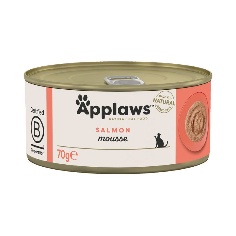 Zooplus Applaws Mousse 6 x 70 g Alimento umido per gatto Pezzi Unici