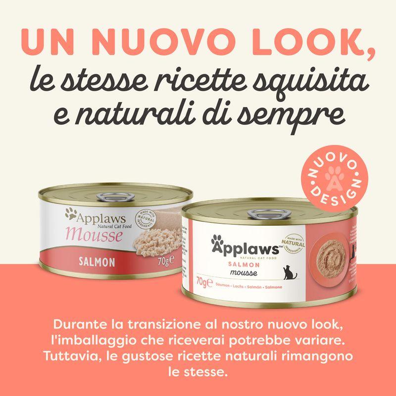 Zooplus Applaws Mousse 6 x 70 g Alimento umido per gatto Pezzi Unici