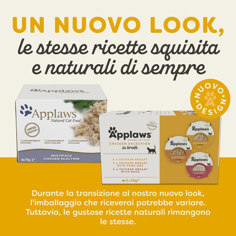 Zooplus Applaws Pacco misto Selection Cat Pot 8 x 60 g Alimento umido per gatto Negozi Online