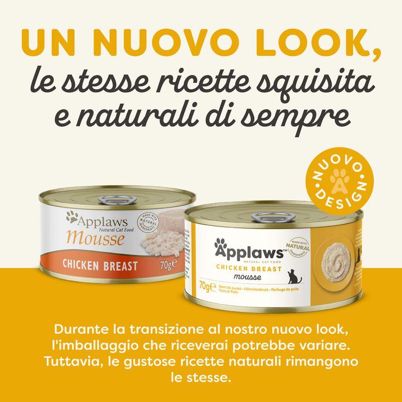 Zooplus Applaws Mousse 12 x 70 g Alimento umido per gatto Promozione Limitata