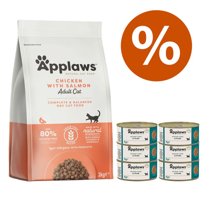 Zooplus Set prova misto Applaws secco + umido Fino Al -60%
