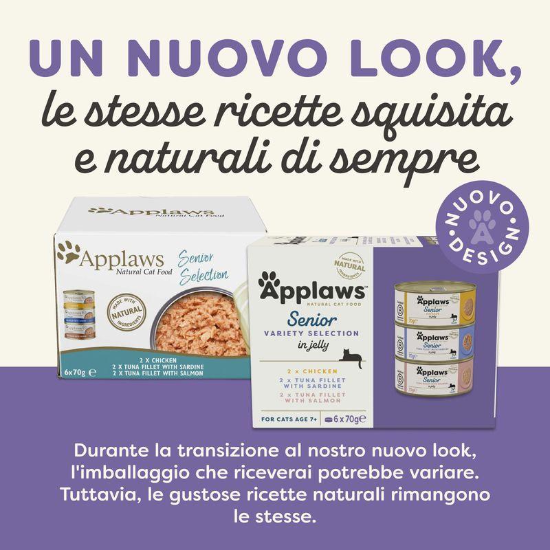 Zooplus Applaws Senior 12 x 70 g Alimento umido per gatto Convenienza