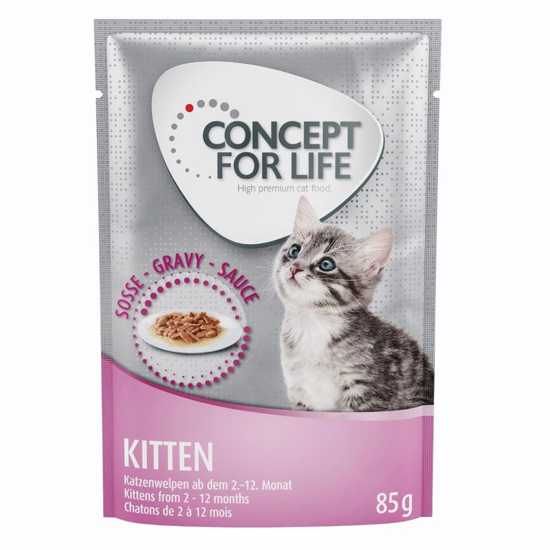 Zooplus Prezzo speciale 12 x 85 g Concept for Life Kitten Umido Sconto