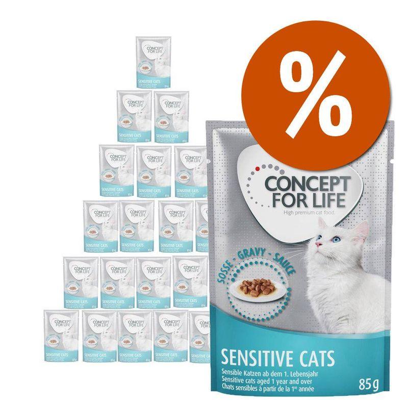 Zooplus Concept for Life 48 x 85 g Alimento umido per gatti Moda