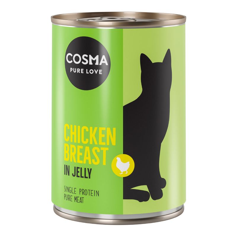 Zooplus Cosma Original in gelatina 12 x 400 g Alimento umido per gatti Offerta per la Festa della Mamma