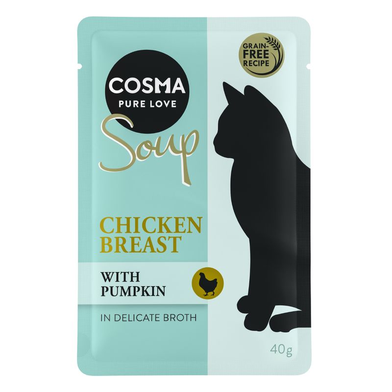Zooplus Cosma Soup pacco misto umido per gatto Vendita calda