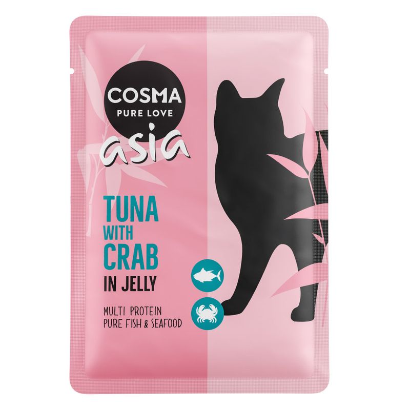 Zooplus Cosma Asia in busta 6 x 100 g Alimento umido per gatti Offerte esclusive