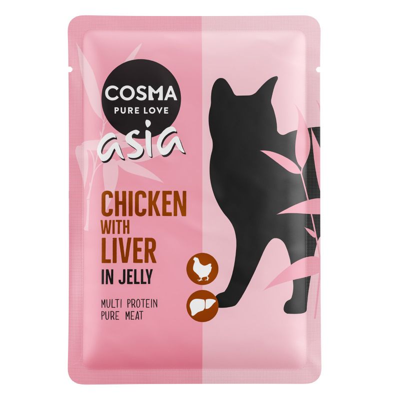 Zooplus Cosma Asia in busta 6 x 100 g Alimento umido per gatti Offerte esclusive