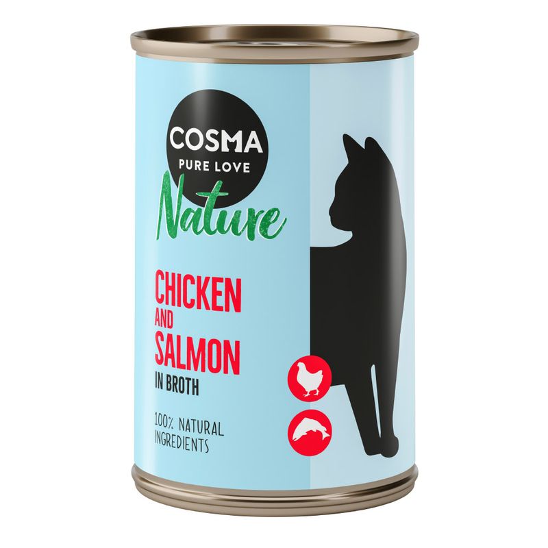 Zooplus Cosma Nature 24 x 140 g Alimento umido per gatti Nuovi prodotti