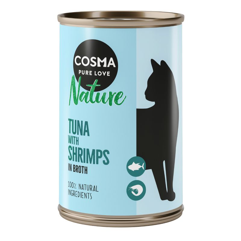 Zooplus Cosma Nature 24 x 140 g Alimento umido per gatti Nuovi prodotti